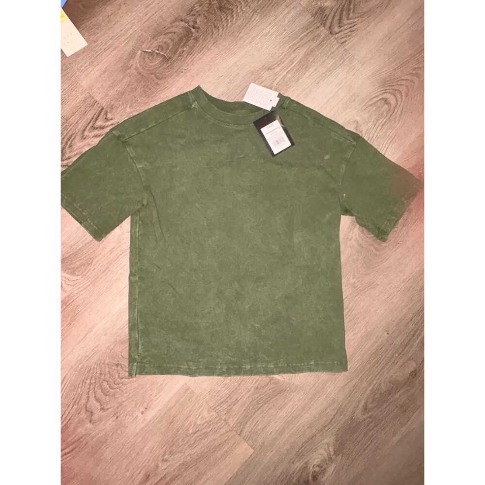 Boys Green Vintage look T-shirt small‎ 6/7 NWT Art Class